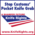 Stop Customs Pocket Knife Grab - www.KnifeRights.org /