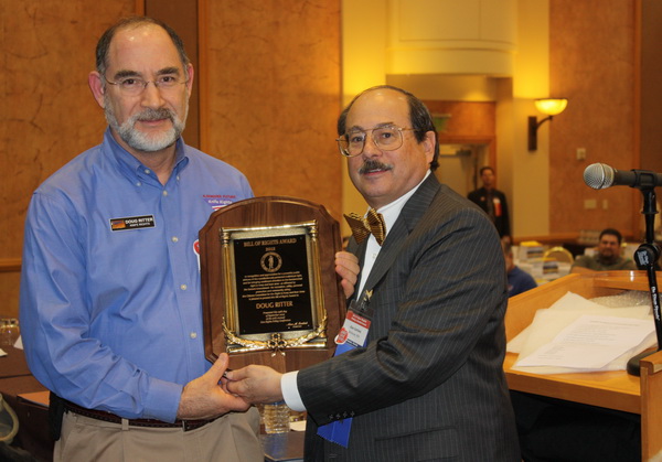 2012 Bill of Rights Award - Doug Ritter (right) Alan Gottlieb (left)